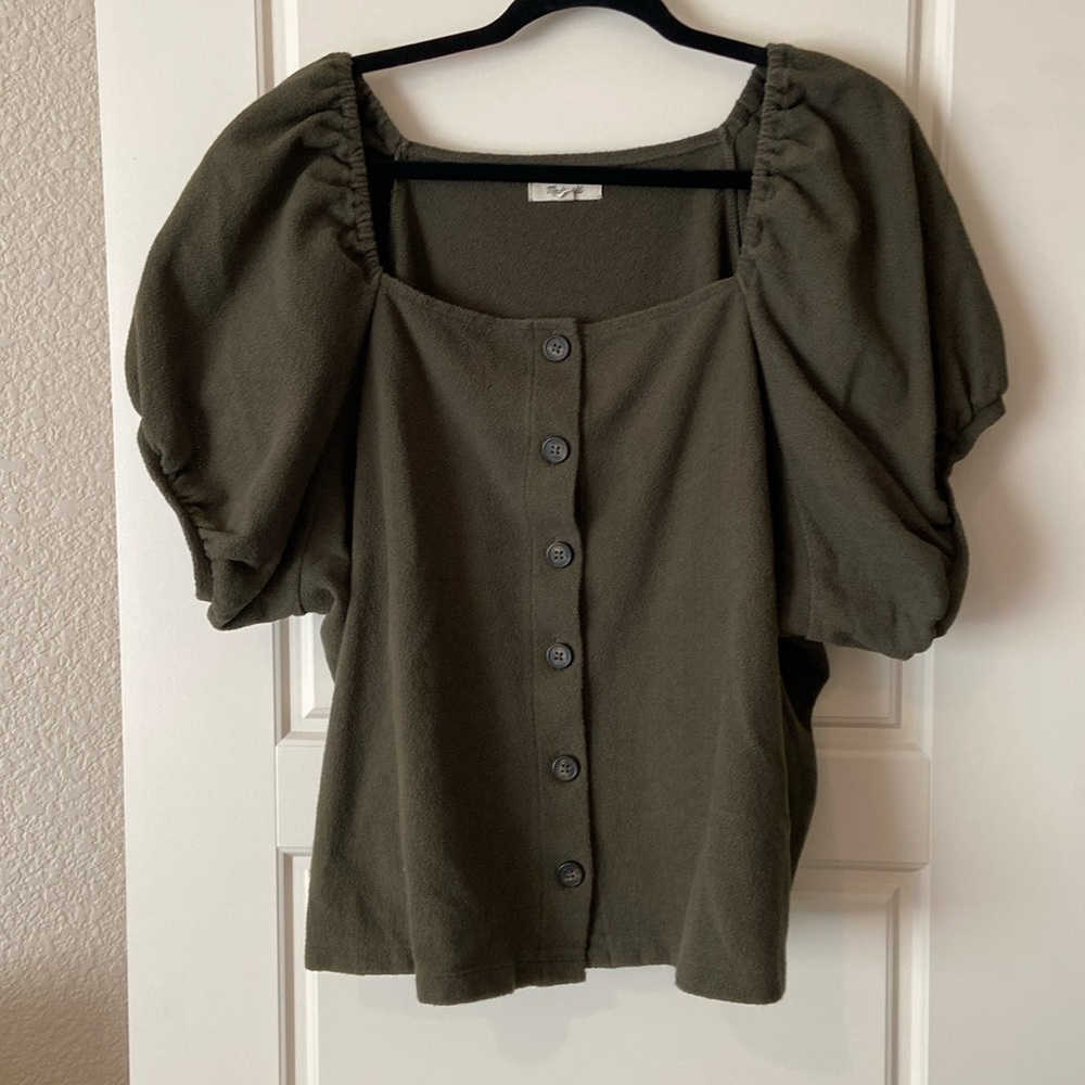 Madewell square neck top